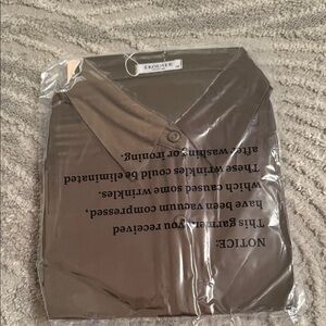 Ekouaer Brown Shirt